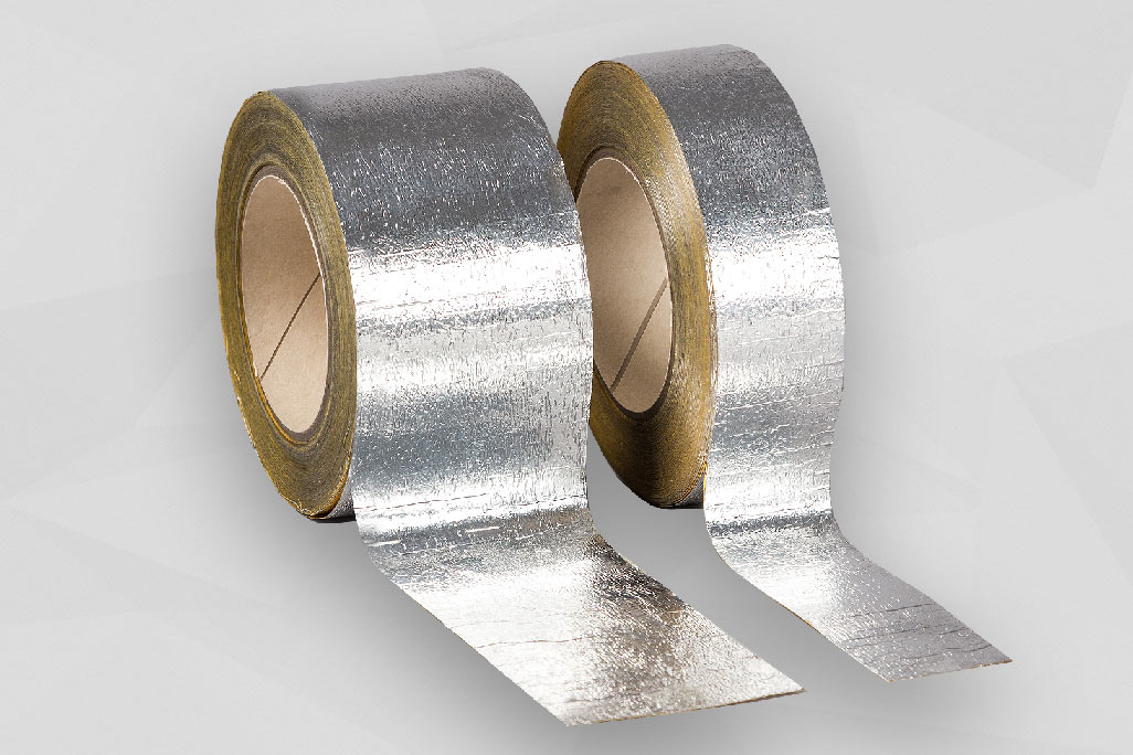 Aluminum adhesive tape for acoustic panels